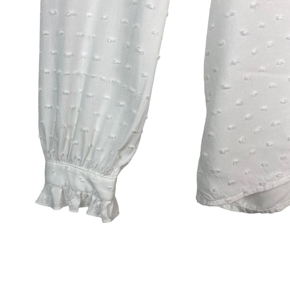 Sundance White Ruffle Blouse - Picture 8 of 13